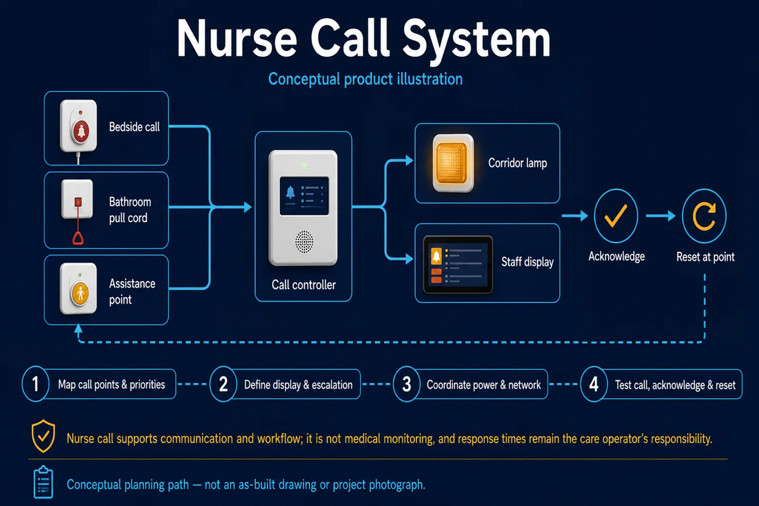 Nurse Call system diagram